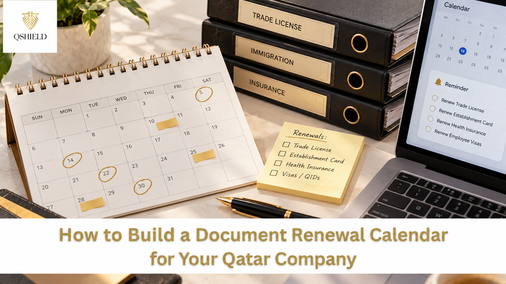 How to Build a Document Renewal Calendar for Your Qatar Company
